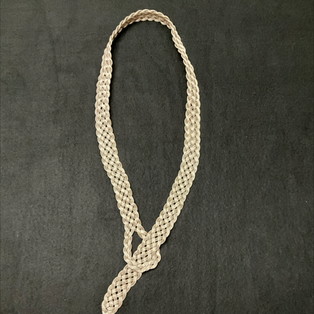 Vintage Braided mesh belt/necklace
